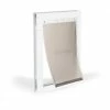 PetSafe Pet Doors Aluminum Pet Door Medium (26- 40-lb) White Aluminum Pet Door -Animal & Pet Care Online Shop 00414115