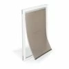 PetSafe Pet Doors Aluminum Pet Door X-Large (91- 110-lb) White Aluminum Pet Door 1 PetSafe Pet Doors Aluminum Pet Door X-Large (91- 110-lb) White Aluminum Pet Door -Animal & Pet Care Online Shop 00432969