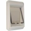 Ideal Pet Products Pet Doors E-Cat Flap Small (25-lb or Less) Cream Plastic Pet Door -Animal & Pet Care Online Shop 00492985