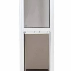 PetSafe Pet Doors Patio Panel Medium (26- 40-lb) White Aluminum Sliding Pet Door