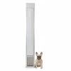 PetSafe Pet Doors Patio panel Medium (26- 40-lb) Satin Aluminum Sliding Pet Door