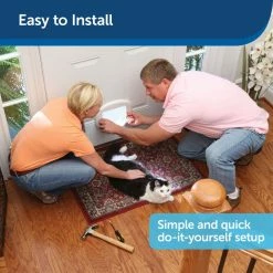 PetSafe Pet Doors Cat flap Small (25-lb or Less) White Plastic Pet Door -Animal & Pet Care Online Shop 08870363