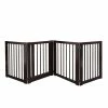Casual Home Pet Gates Freestanding Brown Wood Pet Gate 1 Casual Home Pet Gates Freestanding Brown Wood Pet Gate -Animal & Pet Care Online Shop 10991424