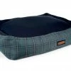 The Houndry Pet Beds Peacock Pooch Sunbrella Acrylic Fabric Rectangular 30-in x 25-in Dog Bed (For Medium) -Animal & Pet Care Online Shop 11170055