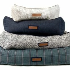 The Houndry Pet Beds Navy Newfie Sunbrella Acrylic Fabric Rectangular 38-in x 25-in Dog Bed (For Large) -Animal & Pet Care Online Shop 11170190