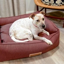 The Houndry Pet Beds Russett Rover Sunbrella Acrylic Fabric Rectangular 44-in x 36-in Dog Bed (For Large) -Animal & Pet Care Online Shop 11170205