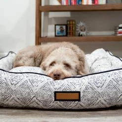 The Houndry Pet Beds Sapphire Spaniel Sunbrella Acrylic Fabric Rectangular 24-in x 18-in Dog Bed (For Small) -Animal & Pet Care Online Shop 11170228