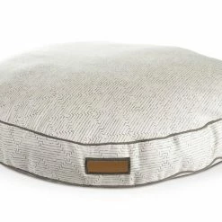 The Houndry Pet Beds Fetching Fern Sunbrella Acrylic Fabric Round 24-in x 24-in Dog Bed (For Small)