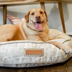 The Houndry Pet Beds Country Chase Sunbrella Acrylic Fabric Round 41-in x 41-in Dog Bed (For Large) -Animal & Pet Care Online Shop 11171199