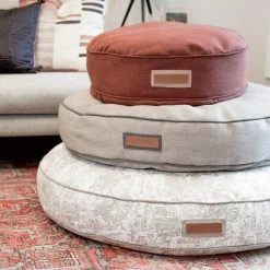 The Houndry Pet Beds Country Chase Sunbrella Acrylic Fabric Round 41-in x 41-in Dog Bed (For Large) -Animal & Pet Care Online Shop 11171200