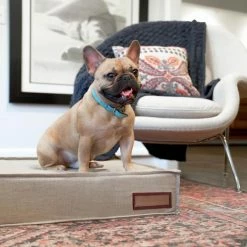 The Houndry Pet Beds Hazy Herder Sunbrella Acrylic Fabric Rectangular 48-in x 36-in Dog Bed (For Large) -Animal & Pet Care Online Shop 11171229