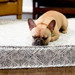 The Houndry Pet Beds Sapphire Spaniel Sunbrella Acrylic Fabric Rectangular 42-in x 31-in Dog Bed (For Large) -Animal & Pet Care Online Shop 11171313