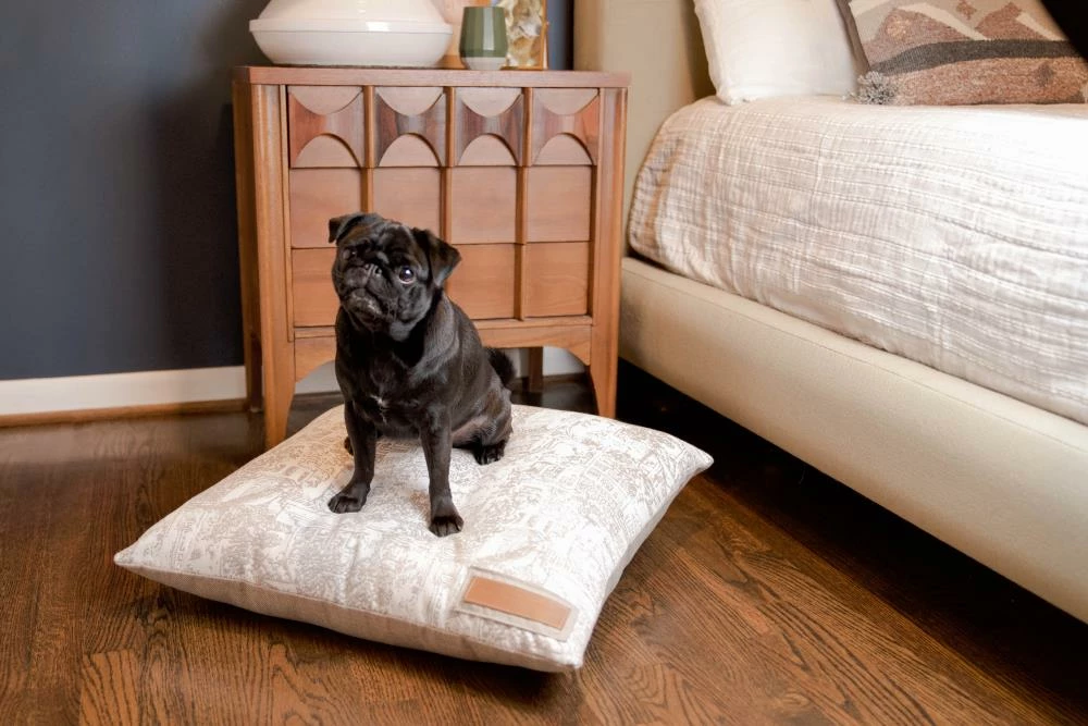 The Houndry Pet Beds Country Chase Sunbrella Acrylic Fabric Rectangular 47-in x 37-in Dog Bed (For Large) 5 The Houndry Pet Beds Country Chase Sunbrella Acrylic Fabric Rectangular 47-in x 37-in Dog Bed (For Large) - Image 3