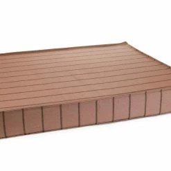 The Houndry Pet Beds Blushing Basset Sunbrella Acrylic Fabric Rectangular 48-in x 36-in Dog Bed (For Large)