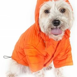 Pet Life Pet Clothing Lightweight Adjustable 'Sporty Avalanche' Pet Coat Large (71- 90-lb)Orange Dog/Cat Coat -Animal & Pet Care Online Shop 12006816 scaled