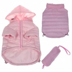 Pet Life Pet Clothing Lightweight Adjustable 'Sporty Avalanche' Pet Coat Large (71- 90-lb)Light Pink Dog/Cat Coat -Animal & Pet Care Online Shop 12007228