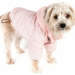 Pet Life Pet Clothing Lightweight Adjustable 'Sporty Avalanche' Pet Coat Large (71- 90-lb)Light Pink Dog/Cat Coat -Animal & Pet Care Online Shop 12007231