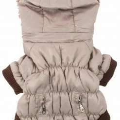 Pet Life Pet Clothing Metallic Fashion Pet Parka Coat X-large (91- 110-lb)Metallic Grey Dog/Cat Coat -Animal & Pet Care Online Shop 12009509