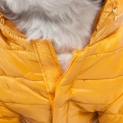 Pet Life Pet Clothing Lightweight Adjustable 'Sporty Avalanche' Pet Coat Medium (26- 40-lb) Mustard Yellow Dog/Cat Coat -Animal & Pet Care Online Shop 12009900