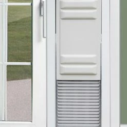 High Tech Pet Pet Doors Armor Flex Pet Door Large (71- 90-lb) Off White Aluminum Sliding Pet Door -Animal & Pet Care Online Shop 12246956