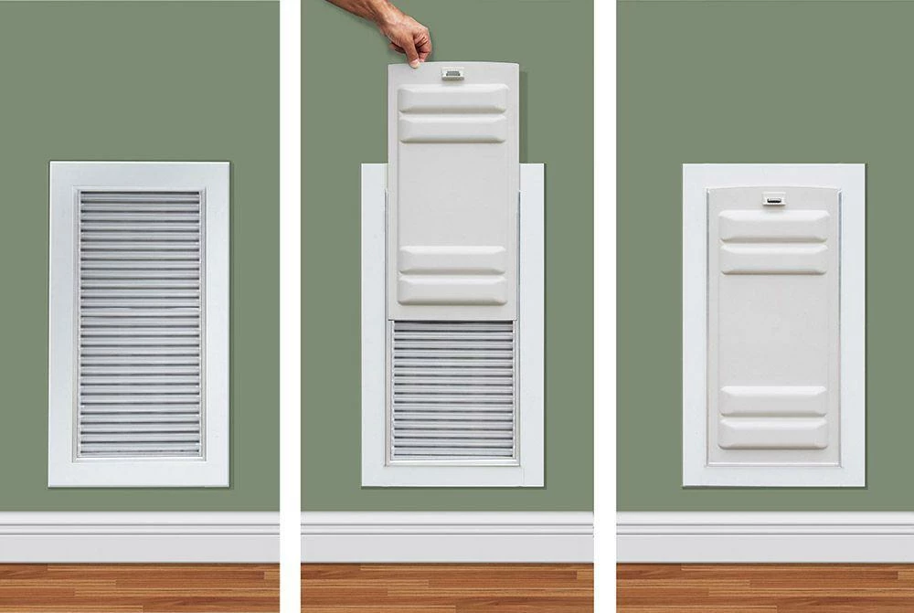 High Tech Pet Pet Doors Armor Flex Medium (26- 40-lb) Off White Aluminum Door or Wall Pet Door 9 High Tech Pet Pet Doors Armor Flex Medium (26- 40-lb) Off White Aluminum Door or Wall Pet Door - Image 7