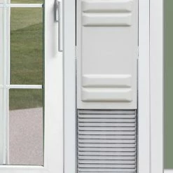 High Tech Pet Pet Doors Armor Flex X-Large (91- 110-lb) Off White Aluminum Sliding Pet Door -Animal & Pet Care Online Shop 12461699