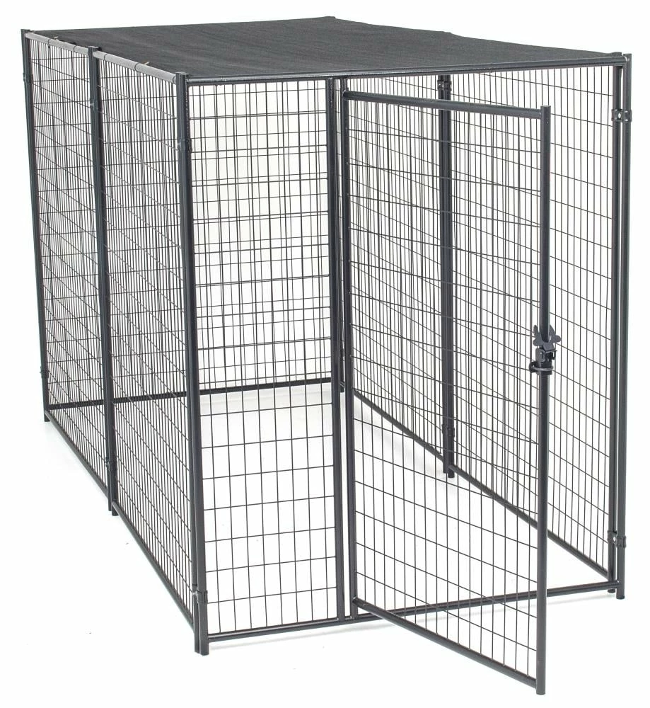 Lucky Dog Crates & Kennels 10-ft L x 5-ft W x 6.525-ft H Preassembled Kit 3 Lucky Dog Crates & Kennels 10-ft L x 5-ft W x 6.525-ft H Preassembled Kit