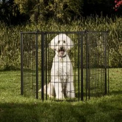 Carlson Pet Products Pet Gates Tension-Mount Black Metal Pet Gate