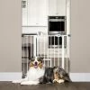 Carlson Pet Products Pet Gates Tension-Mount White Metal Pet Gate 2 Carlson Pet Products Pet Gates Tension-Mount White Metal Pet Gate -Animal & Pet Care Online Shop 15368714