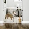 Carlson Pet Products Pet Gates Tension-Mount Expandable White Metal Pet Gate -Animal & Pet Care Online Shop 15368743
