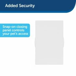 PetSafe Pet Doors Plastic Pet Door Large (71- 90-lb) White Plastic Pet Door 11 PetSafe Pet Doors Plastic Pet Door Large (71- 90-lb) White Plastic Pet Door -Animal & Pet Care Online Shop 16114511