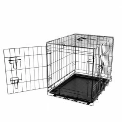 Pet Essentials Crates & Kennels 3.5-ft L x 3.36-ft W x 2.5-ft H Dog Crate