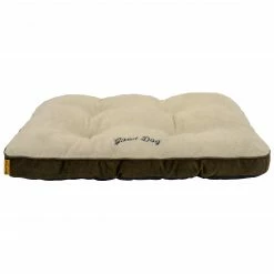 DMC Pet Beds Light Brown and Brown Rectangular 40-in x 30-in Bed (For Any)
