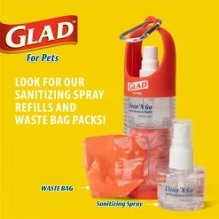 Glad Dog Cleaning & Potty Wipes, Plastic -Animal & Pet Care Online Shop 40595921