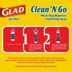 Glad Dog Cleaning & Potty Wipes, Plastic -Animal & Pet Care Online Shop 40595954