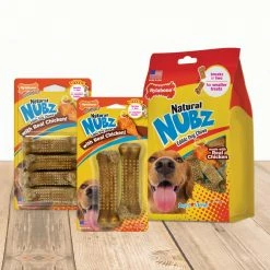 Nylabone Pet Treats Nubz Edible Dog Chews Dental Treats for Dog Chicken Flavor (6.6-oz) -Animal & Pet Care Online Shop 42260734