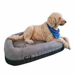YETI Pet Beds Charcoal Polyester Rectangular Dog Bed (For Any) -Animal & Pet Care Online Shop 42279105