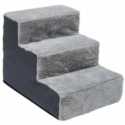 DMC Pet Steps & Ramps Cozy pet Gray Wood Steps