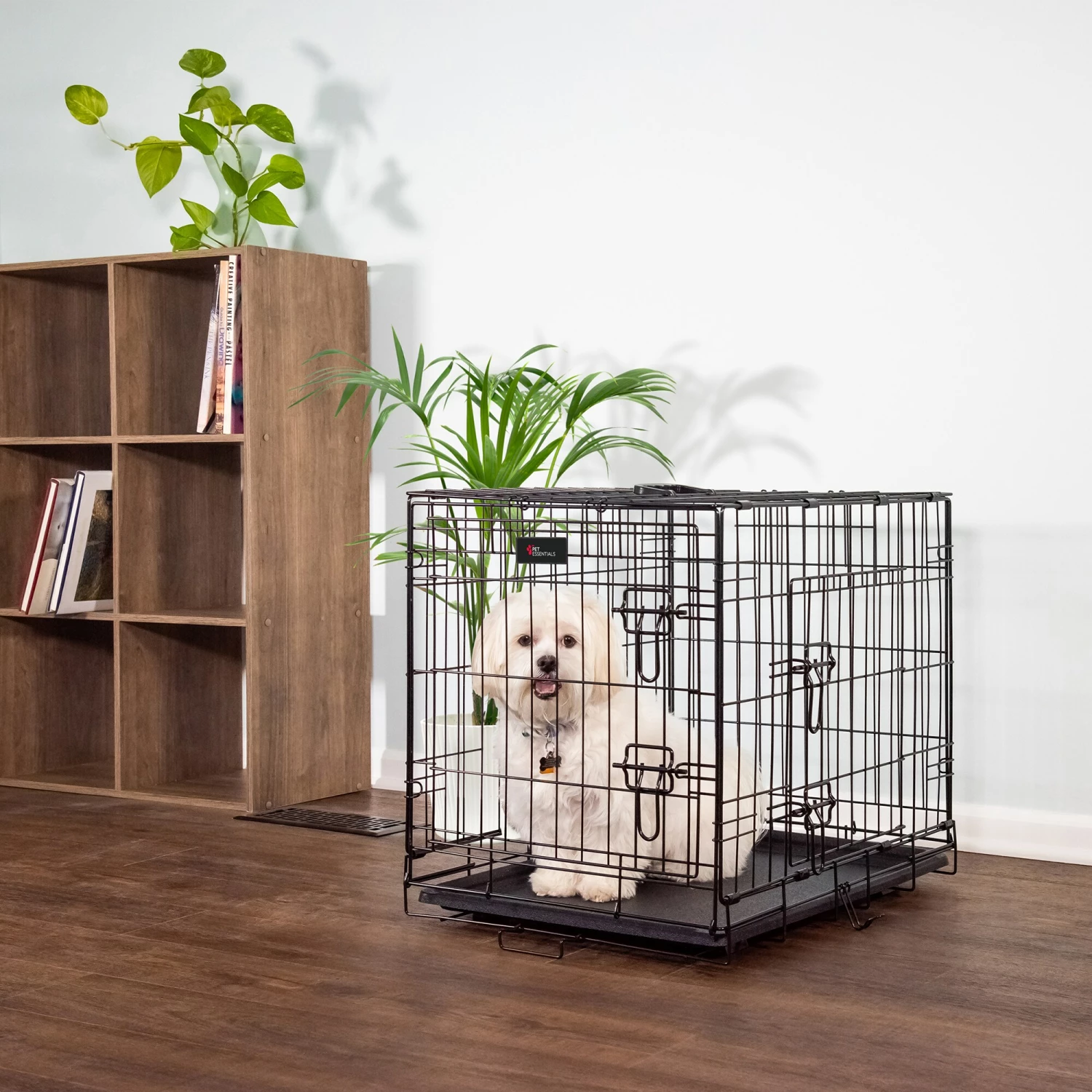 Pet Essentials Crates & Kennels 2-ft L x 1.5-ft W x 1.6-ft H Dog/Cat Crate 5 Pet Essentials Crates & Kennels 2-ft L x 1.5-ft W x 1.6-ft H Dog/Cat Crate - Image 3