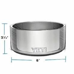 YETI Food & Water Bowls Boomer 8 Dog Bowl, Black -Animal & Pet Care Online Shop 44045730