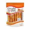 Good 'n' Fun Pet Treats Triple Flavor-Roll Rawhide Chews for Dog Chicken Flavor