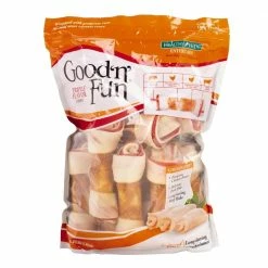 Good 'n' Fun Pet Treats Good 'n' Fun Triple Flavor Chews Rawhide Chews for Dog Chicken Flavor