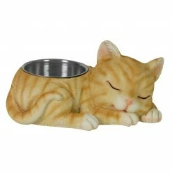 Exhart Food & Water Bowls 12 by 6 Inches Cat Bowl, MultiColor