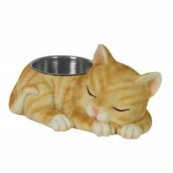 Exhart Food & Water Bowls 12 by 6 Inches Cat Bowl, MultiColor -Animal & Pet Care Online Shop 44241768