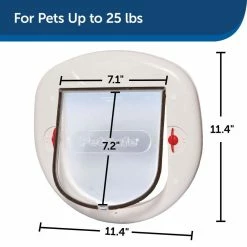 PetSafe Pet Doors Cat flap Small (25-lb or Less) White Plastic Pet Door -Animal & Pet Care Online Shop 44256579