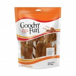 Animal & Pet Care Online Shop 10 Good 'n' Fun Pet Treats Triple Flavor Wings Rawhide Chews for Dog Variety Flavor