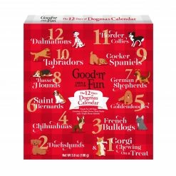 Good 'n' Fun Pet Treats 12-Day of Dogmas Calendar Rawhide Chews for Dog Variety Flavor (12-Count)