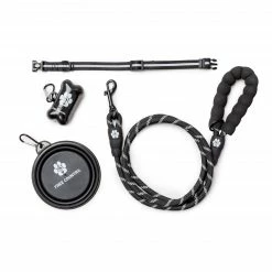 Free Country Pet Accessories Dog Essential 4pc Set Black L/XL