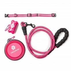 Free Country Pet Accessories Dog Essential 4pc Set Pink M