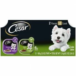Mars Pet Care Pet Food Cesar Cuisine Beef/Chicken Variety Pack Canned 12/3.5-oz